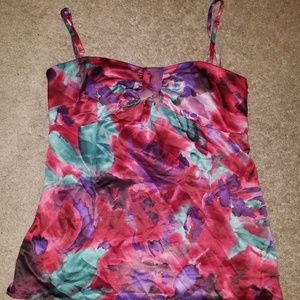 Floral Sweetheart Dressy Tank